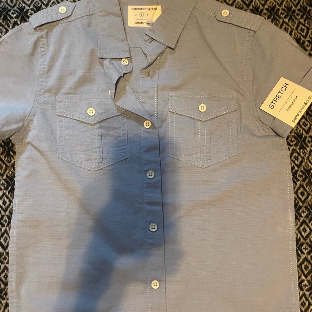 Boys Button Dress Shirt
